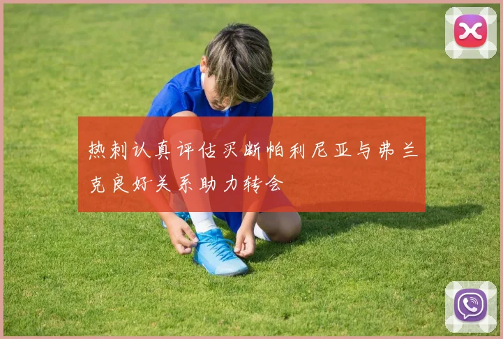 热刺认真评估买断帕利尼亚与弗兰克良好关系助力转会